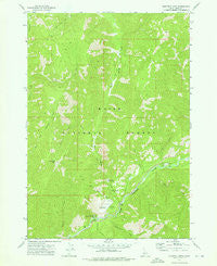 Eightmile Mtn Idaho Historical topographic map, 1:24000 scale, 7.5 X 7.5 Minute, Year 1972
