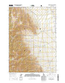 Eightmile Canyon Idaho Current topographic map, 1:24000 scale, 7.5 X 7.5 Minute, Year 2013