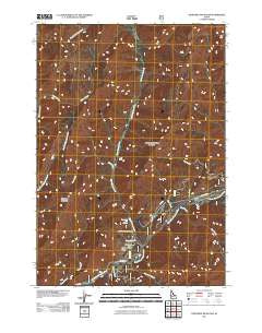Eightmile Mountain Idaho Historical topographic map, 1:24000 scale, 7.5 X 7.5 Minute, Year 2011