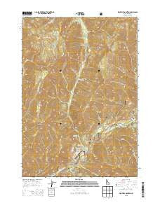 Eightmile Mountain Idaho Current topographic map, 1:24000 scale, 7.5 X 7.5 Minute, Year 2013