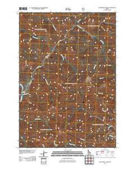 Elevenmile Creek Idaho Historical topographic map, 1:24000 scale, 7.5 X 7.5 Minute, Year 2011