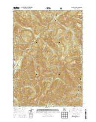 Elevenmile Creek Idaho Current topographic map, 1:24000 scale, 7.5 X 7.5 Minute, Year 2013