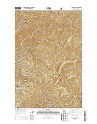 Elizabeth Lake Idaho Current topographic map, 1:24000 scale, 7.5 X 7.5 Minute, Year 2013