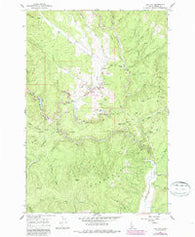 Elk City Idaho Historical topographic map, 1:24000 scale, 7.5 X 7.5 Minute, Year 1966