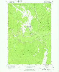 Elk City Idaho Historical topographic map, 1:24000 scale, 7.5 X 7.5 Minute, Year 1966