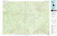 Elk City Idaho Historical topographic map, 1:100000 scale, 30 X 60 Minute, Year 1981