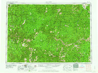 Elk City Idaho Historical topographic map, 1:250000 scale, 1 X 2 Degree, Year 1960