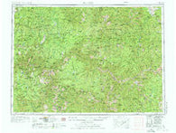 Elk City Idaho Historical topographic map, 1:250000 scale, 1 X 2 Degree, Year 1956
