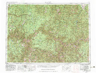 Elk City Idaho Historical topographic map, 1:250000 scale, 1 X 2 Degree, Year 1956