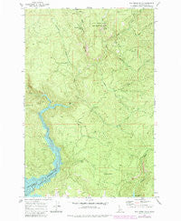 Elk Creek Falls Idaho Historical topographic map, 1:24000 scale, 7.5 X 7.5 Minute, Year 1969