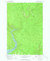 Elk Creek Falls Idaho Historical topographic map, 1:24000 scale, 7.5 X 7.5 Minute, Year 1969