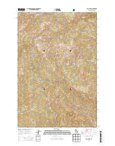 Elk Butte Idaho Current topographic map, 1:24000 scale, 7.5 X 7.5 Minute, Year 2014