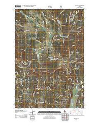 Elk City Idaho Historical topographic map, 1:24000 scale, 7.5 X 7.5 Minute, Year 2011