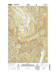 Elk City Idaho Current topographic map, 1:24000 scale, 7.5 X 7.5 Minute, Year 2013