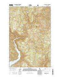 Elk Creek Falls Idaho Current topographic map, 1:24000 scale, 7.5 X 7.5 Minute, Year 2014