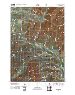 Elk Meadow Idaho Historical topographic map, 1:24000 scale, 7.5 X 7.5 Minute, Year 2011
