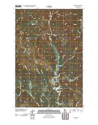 Elk River Idaho Historical topographic map, 1:24000 scale, 7.5 X 7.5 Minute, Year 2011