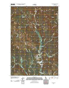 Elk River Idaho Historical topographic map, 1:24000 scale, 7.5 X 7.5 Minute, Year 2011