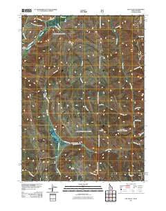 Elk Valley Idaho Historical topographic map, 1:24000 scale, 7.5 X 7.5 Minute, Year 2011