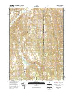 Elk Valley Idaho Historical topographic map, 1:24000 scale, 7.5 X 7.5 Minute, Year 2013