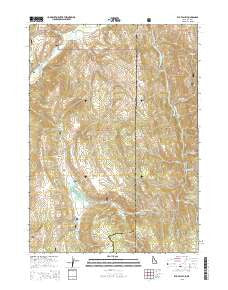 Elk Valley Idaho Current topographic map, 1:24000 scale, 7.5 X 7.5 Minute, Year 2015