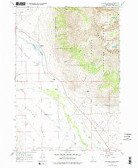 Elkhorn Creek Idaho Historical topographic map, 1:24000 scale, 7.5 X 7.5 Minute, Year 1967