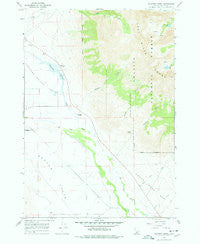 Elkhorn Creek Idaho Historical topographic map, 1:24000 scale, 7.5 X 7.5 Minute, Year 1967