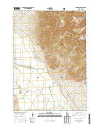 Elkhorn Creek Idaho Current topographic map, 1:24000 scale, 7.5 X 7.5 Minute, Year 2013
