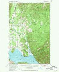 Elmira Idaho Historical topographic map, 1:62500 scale, 15 X 15 Minute, Year 1951
