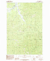 Emida Idaho Historical topographic map, 1:24000 scale, 7.5 X 7.5 Minute, Year 1985