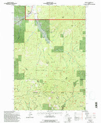 Emida Idaho Historical topographic map, 1:24000 scale, 7.5 X 7.5 Minute, Year 1994