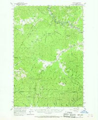 Emida Idaho Historical topographic map, 1:62500 scale, 15 X 15 Minute, Year 1957