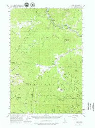 Emida Idaho Historical topographic map, 1:62500 scale, 15 X 15 Minute, Year 1957