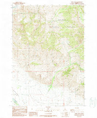 Ennis Gulch Idaho Historical topographic map, 1:24000 scale, 7.5 X 7.5 Minute, Year 1989
