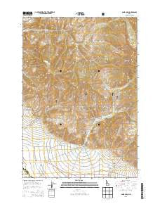 Ennis Gulch Idaho Current topographic map, 1:24000 scale, 7.5 X 7.5 Minute, Year 2013