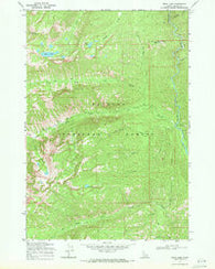 Enos Lake Idaho Historical topographic map, 1:24000 scale, 7.5 X 7.5 Minute, Year 1969