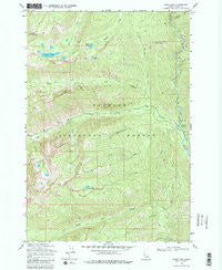 Enos Lake Idaho Historical topographic map, 1:24000 scale, 7.5 X 7.5 Minute, Year 1969