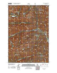 Enos Lake Idaho Historical topographic map, 1:24000 scale, 7.5 X 7.5 Minute, Year 2011