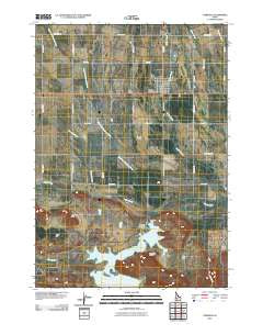 Fairfield Idaho Historical topographic map, 1:24000 scale, 7.5 X 7.5 Minute, Year 2010