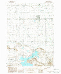 Fairfield Idaho Historical topographic map, 1:24000 scale, 7.5 X 7.5 Minute, Year 1986