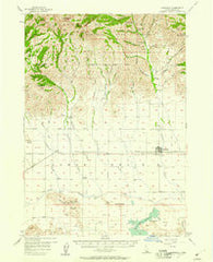 Fairfield Idaho Historical topographic map, 1:62500 scale, 15 X 15 Minute, Year 1957