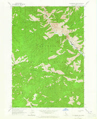 Falconberry Peak Idaho Historical topographic map, 1:24000 scale, 7.5 X 7.5 Minute, Year 1963