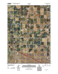Falls City Idaho Historical topographic map, 1:24000 scale, 7.5 X 7.5 Minute, Year 2010