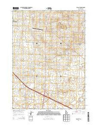 Falls City Idaho Current topographic map, 1:24000 scale, 7.5 X 7.5 Minute, Year 2013