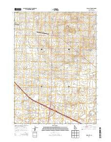 Falls City Idaho Current topographic map, 1:24000 scale, 7.5 X 7.5 Minute, Year 2013