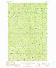 Faset Peak Idaho Historical topographic map, 1:24000 scale, 7.5 X 7.5 Minute, Year 1990