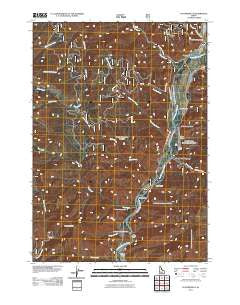 Featherville Idaho Historical topographic map, 1:24000 scale, 7.5 X 7.5 Minute, Year 2011