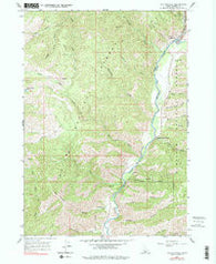 Featherville Idaho Historical topographic map, 1:24000 scale, 7.5 X 7.5 Minute, Year 1964