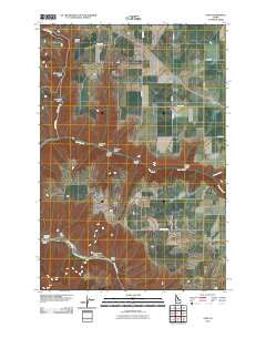 Fenn Idaho Historical topographic map, 1:24000 scale, 7.5 X 7.5 Minute, Year 2010