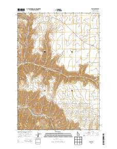 Fenn Idaho Current topographic map, 1:24000 scale, 7.5 X 7.5 Minute, Year 2013